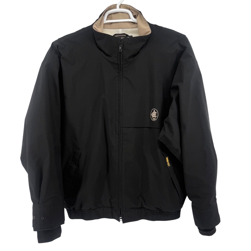 Zero Restriction Golf Outerwear GORE-TEX Jacket Black L Chicago Athletic Assoc